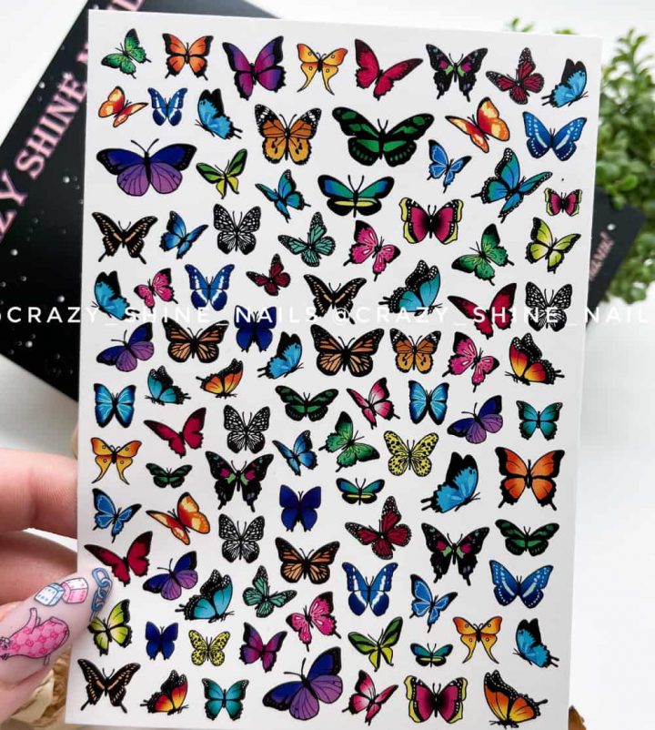 Sticker Mariposas 2 - Crazy Shine Nails