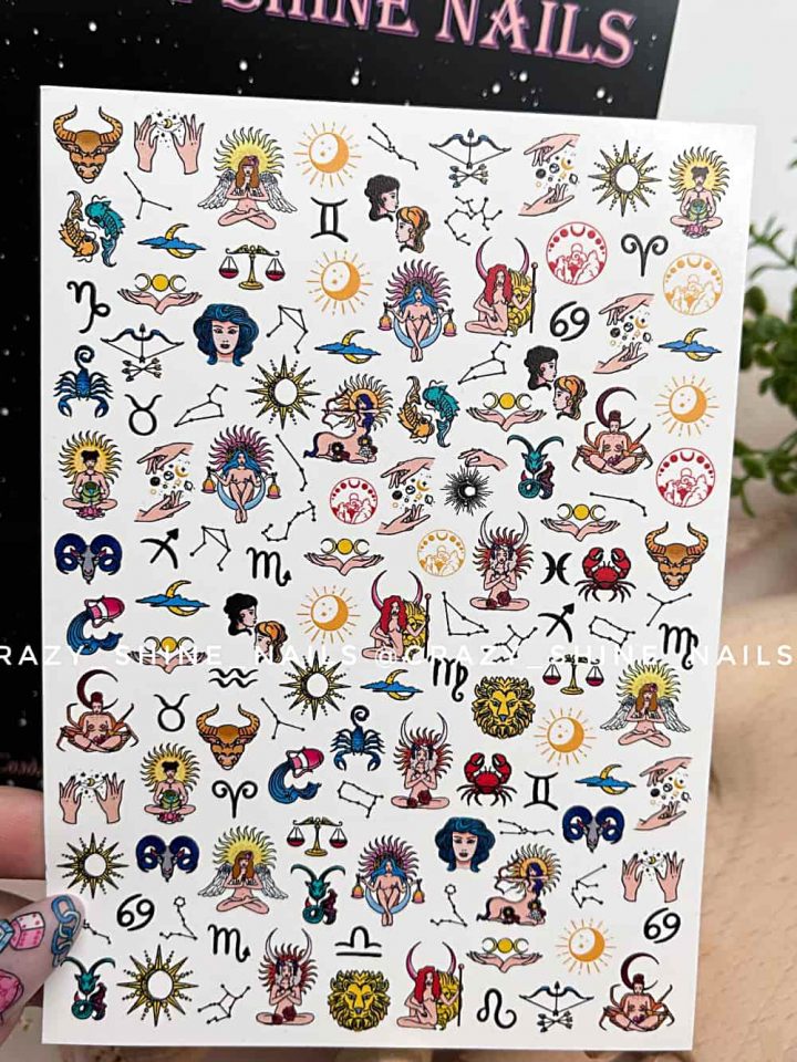 Sticker Zodiaco - Crazy Shine Nails